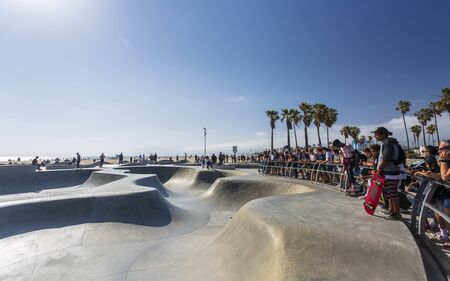 Venice Beach, USA - May 28 2018: Venice Beach, Los Angeles, California, United States of America, North Americaのeditorial素材