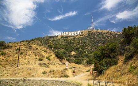 Hollywood, USA - May 29 2018: Hollywood Sign, Hills, Hollywood, Los Angeles, California United States of America North Americaのeditorial素材