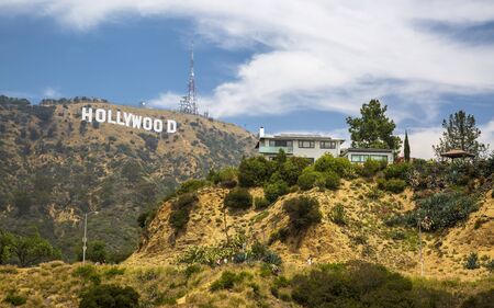 Hollywood, USA - May 29 2018: Hollywood Sign, Hills, Hollywood, Los Angeles, California United States of America North Americaのeditorial素材