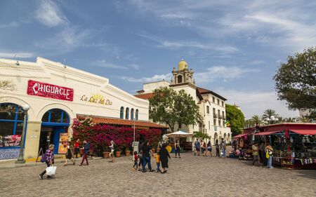 Los Angeles, USA - May 30 2018: Museum of Social Justice, Downtown Los Angeles, California, United States of America.のeditorial素材