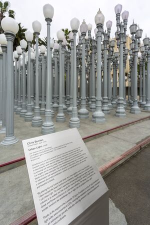 Los Angeles, USA - May 30 2018: Broad Contemporary Art Museum, Los Angeles County Museum of Art, Los Angeles, California, United States of Americaのeditorial素材