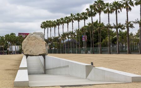 Los Angeles, USA - May 30 2018: Broad Contemporary Art Museum, Los Angeles County Museum of Art, Los Angeles, California, United States of Americaのeditorial素材