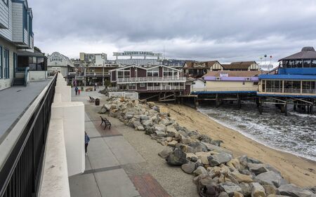Los Angeles, USA - May 31 2018: Redondo Landing Pier, Redondo Beach, California, United States of America, North Americaのeditorial素材
