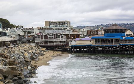 Los Angeles, USA - May 31 2018: Redondo Landing Pier, Redondo Beach, California, United States of America, North Americaのeditorial素材