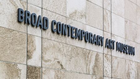 Los Angeles, USA - May 30 2018: Broad Contemporary Art Museum, Los Angeles County Museum of Art, Los Angeles, California, United States of Americaのeditorial素材