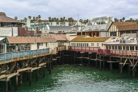 Los Angeles, USA - May 31 2018: Redondo Landing Pier, Redondo Beach, California, United States of America, North Americaのeditorial素材
