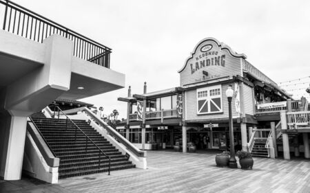 Los Angeles, USA - May 31 2018: Redondo Landing Pier, Redondo Beach, California, United States of America, North Americaのeditorial素材
