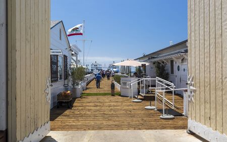 Malibu, USA - May 31 2018: Malibu Pier, Malibu, California, United States of America North Americaのeditorial素材