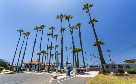 Malibu, USA - May 31 2018: Pacific Coast, Zuma beach, California, United States of America North Americaのeditorial素材
