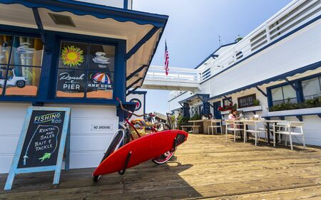 Malibu, USA - May 31 2018: Malibu Pier, Malibu, California, United States of America North Americaのeditorial素材