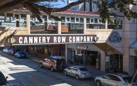 Monterey, USA - June 1 2018: Cannery Row, Monterey Bay, Peninsula, Monterey, California United...