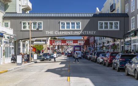 Monterey, USA - June 1 2018: Cannery Row, Monterey Bay, Peninsula, Monterey, California United States of America North Americaのeditorial素材