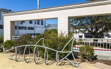 Monterey, USA - June 1 2018: Monterey Bay Aquarium, Monterey Bay, Peninsula, Monterey, California, United States of America North Americaのeditorial素材