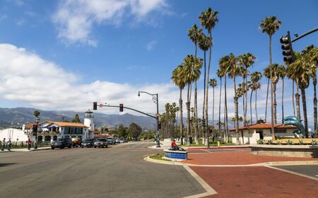 Santa Barbara, USA - May 31 2018: Malibu Mountains, California, United States of America, North Americaのeditorial素材