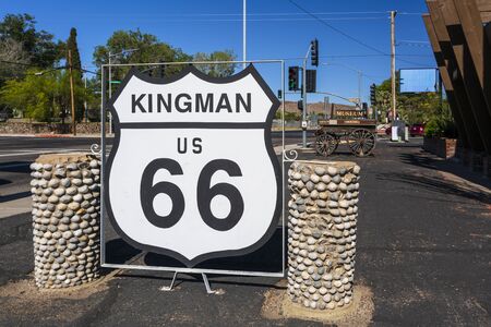 Kingsman, USA - MAY 26, 2018: Mohave museum of history and arts on Route 66, Kingman, Arizona, United States of America, North Americaのeditorial素材