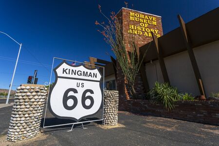 Kingsman, USA - MAY 26, 2018: Mohave museum of history and arts on Route 66, Kingman, Arizona, United States of America, North Americaのeditorial素材