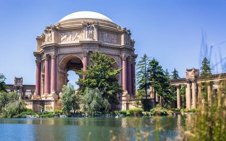 San Francisco, USA - June 8 2018: View of Palace of Fine Arts Theatre, San Francisco, California, USA, North Americaのeditorial素材