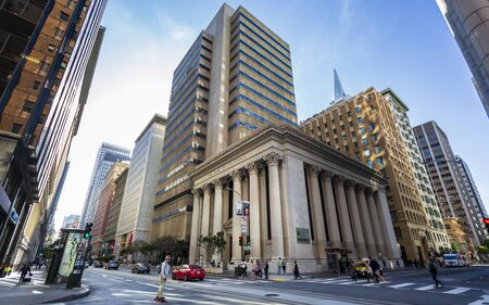 San Francisco, USA - June 8 2018: Bank of California, Financial District, San Francisco, California, United States of America, North Americaのeditorial素材