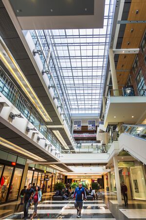 San Francisco, USA - June 9 2018: Westfield Shopping Centre, San Francisco, California, United States of America, North Americaのeditorial素材
