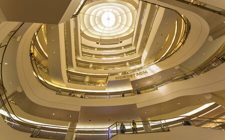 San Francisco, USA - June 9 2018: Westfield Shopping Centre, San Francisco, California, United States of America, North Americaのeditorial素材