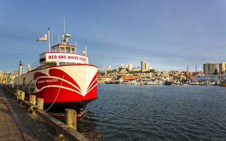 San Francisco, USA - June 9 2018: Harbor Princes, San Francisco, California, United States of America, North Americaのeditorial素材
