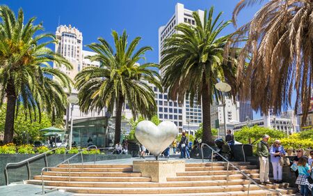 San Francisco, USA - June 11 2018: Union Square, San Francisco, California USA North Americaのeditorial素材