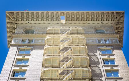 San Francisco, USA - June 11 2018: Apartment Building, San Francisco, California USA North Americaのeditorial素材