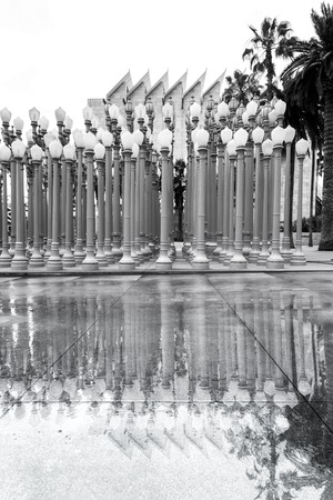 Broad Contemporary Art Museum, Los Angeles County Museum of Art, Los Angeles, California, United States of Americaのeditorial素材