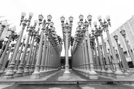 Broad Contemporary Art Museum, Los Angeles County Museum of Art, Los Angeles, California, United States of Americaのeditorial素材