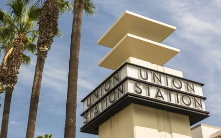 Union Station, Downtown Los Angeles, California, United States of America.のeditorial素材