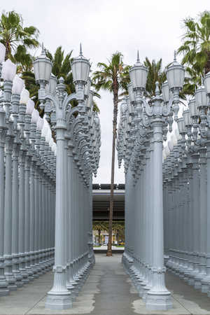 Broad Contemporary Art Museum, Los Angeles County Museum of Art, Los Angeles, California, United States of Americaのeditorial素材