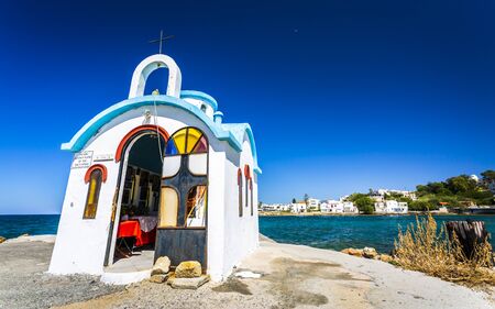 Crete, Greece - April 22 2018: Marine Down Galata, Crete, Greek Islands Greece Europeのeditorial素材
