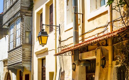 Crete, Greece - April 26 2018: Rethymnon, Crete Greek Islands Greece Europeのeditorial素材