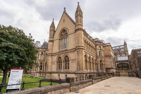 Nottingham, England - August 07, 2019: Newton and Arkwright Buildings Nottingham Trent University, Nottingham United Kingdomのeditorial素材