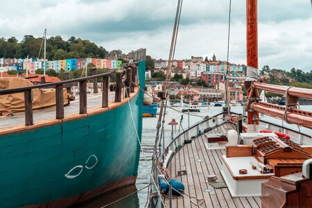 BRISTOL, ENGLAND - JULY 21, 2019: Bristol Harbour Festival in Bristol, United Kingdom Europeのeditorial素材