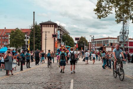 BRISTOL, ENGLAND - JULY 21, 2019: Bristol Harbour Festival in Bristol, United Kingdom Europeのeditorial素材
