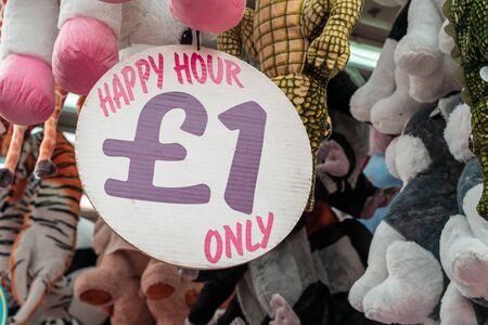 BRISTOL, ENGLAND - JULY 21, 2019: Street Fair and merchandise for sale at Bristol Harbour Festival in Bristol, United Kingdom, Europeのeditorial素材