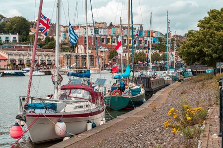 BRISTOL, ENGLAND - JULY 21, 2019: Bristol Harbour Festival in Bristol, United Kingdom Europeのeditorial素材