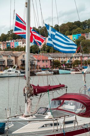 BRISTOL, ENGLAND - JULY 21, 2019: Bristol Harbour Festival in Bristol, United Kingdom Europeのeditorial素材