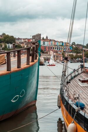 BRISTOL, ENGLAND - JULY 21, 2019: Bristol Harbour Festival in Bristol, United Kingdom Europeのeditorial素材