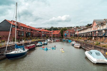 BRISTOL, ENGLAND - JULY 21, 2019: Bristol Harbour Festival in Bristol, United Kingdom Europeのeditorial素材