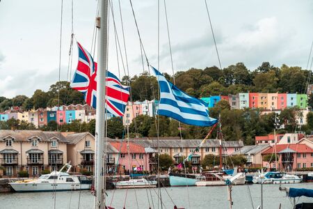 BRISTOL, ENGLAND - JULY 21, 2019: Bristol Harbour Festival in Bristol, United Kingdom Europeのeditorial素材