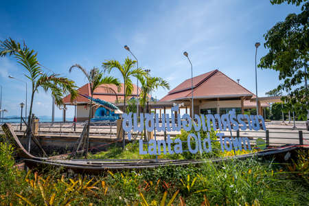Koh Lanta, Thailand - December 27th 2019: Historical landmark in Koh Lanta Old Town, Ko Lanta Island, Phang Nga Bay, Thailand, Southeast Asia, Asiaのeditorial素材