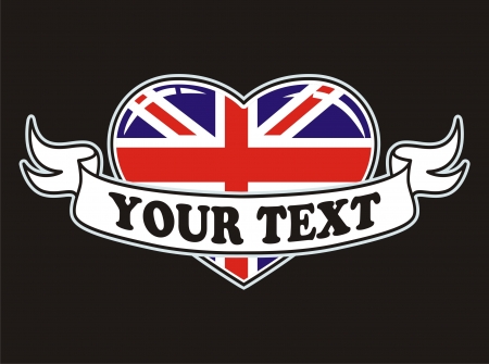 England flag grunge white  のイラスト素材