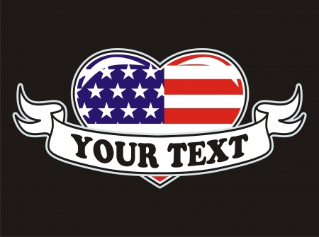American flag grunge white  のイラスト素材