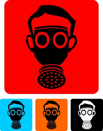 gas mask のイラスト素材