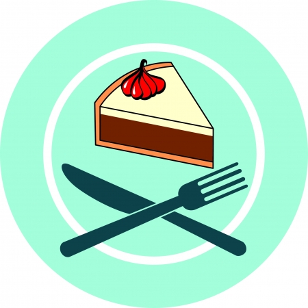 Piece of cake, vectorのイラスト素材