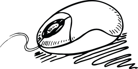 Vector computer mouse iconのイラスト素材