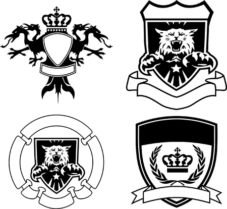  Vintage Labels set.のイラスト素材