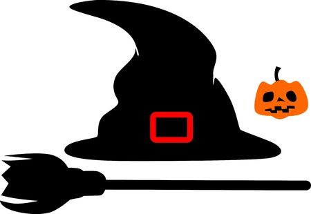 Vector hat of the wizard のイラスト素材